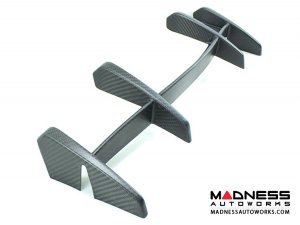 Alfa Romeo 4C Rear Diffuser Flap Deflector - Carbon Fiber - Gloss